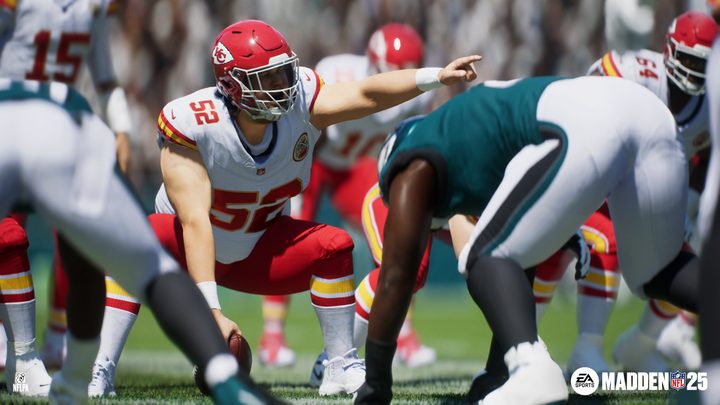 Gameplay from Madden NFL 25.