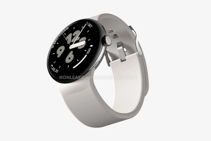 Google Pixel Watch 3 XL front view.