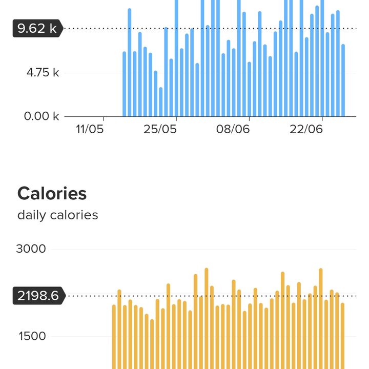More data in the Suunto app.