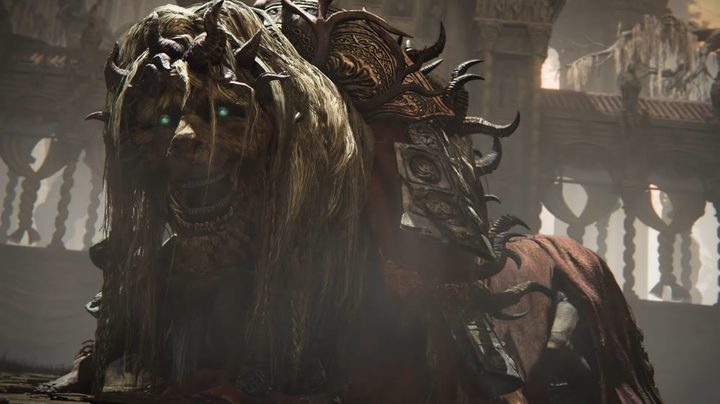 One of Shadow of the Erdtree's bosses, Divine Beast Dancing Lion.