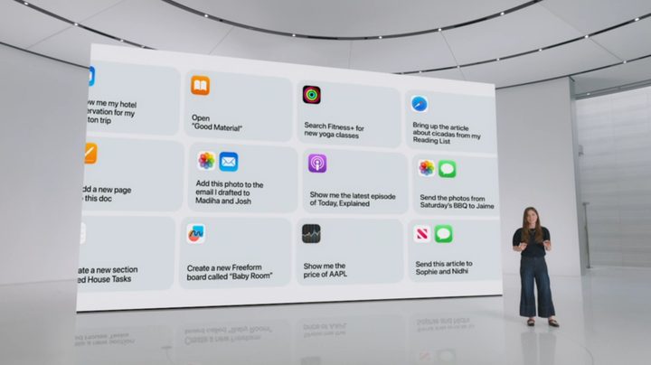 Apple Intelligence features.