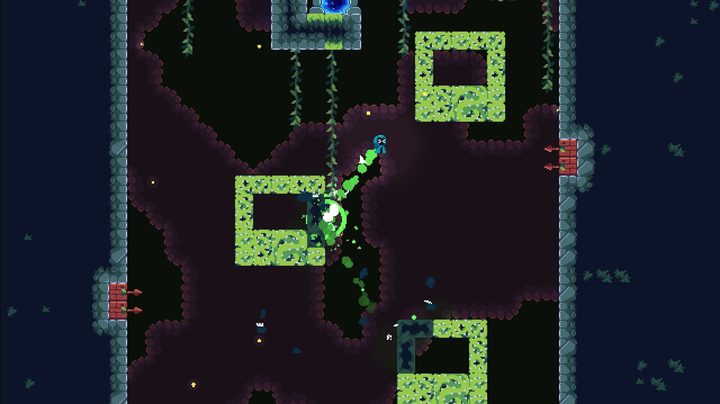 Wall jumping in Splodey.