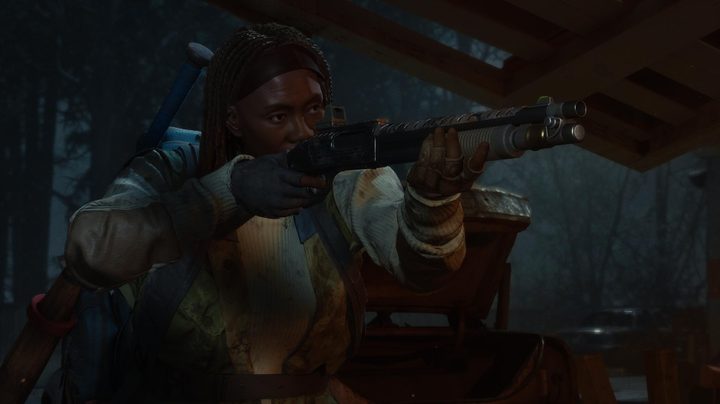 A survivor aims a shotgun in State of Decay 3.