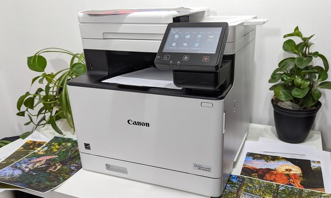 The imageClass MF753Cdw is a large but well-designed printer.