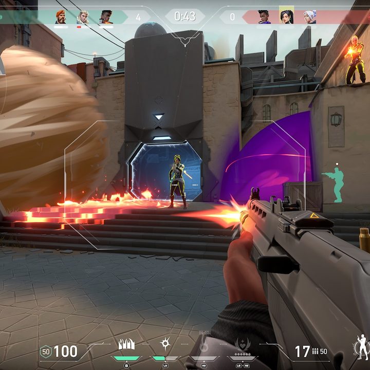 Xbox gameplay of Valorant.