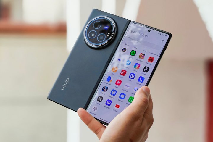 Vivo X Fold 3 Pro held in hand.