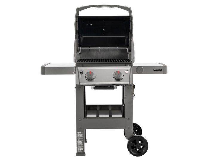 The Weber Spirit II E-210 2-burner gas grill on a white background.