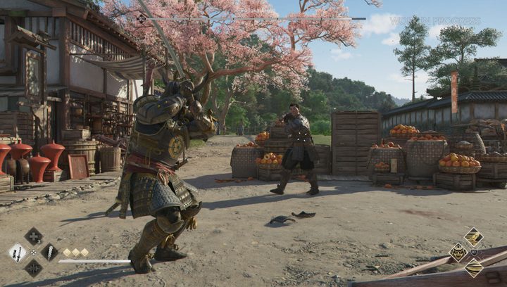 Yasuke stares down an enemy in Assassin's Creed Shadows.