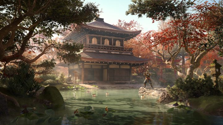 Yasuke trains outside in Assassin's Creed Shadows.