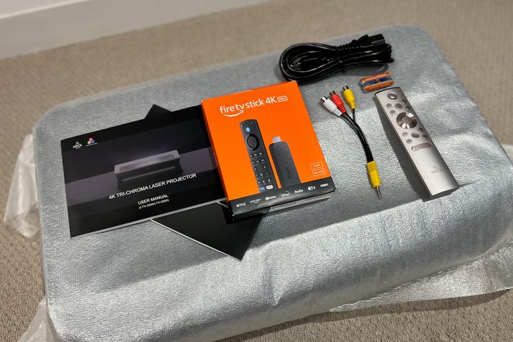 The AWOL Vision LTV-3500 Pro projector.