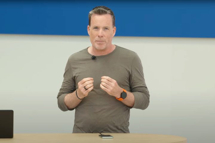 Dave Burke at Google I/O 2024.