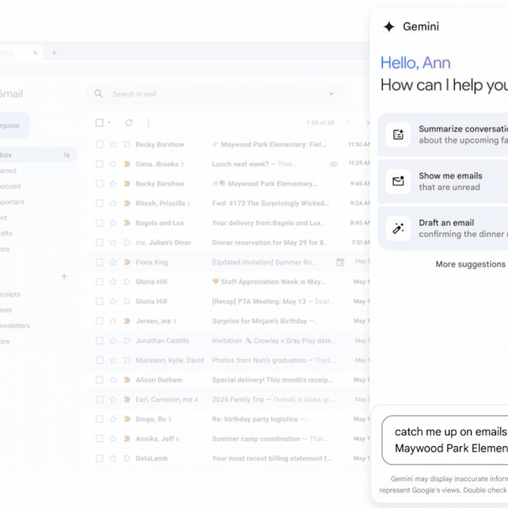 Gemini for gmail sidebar