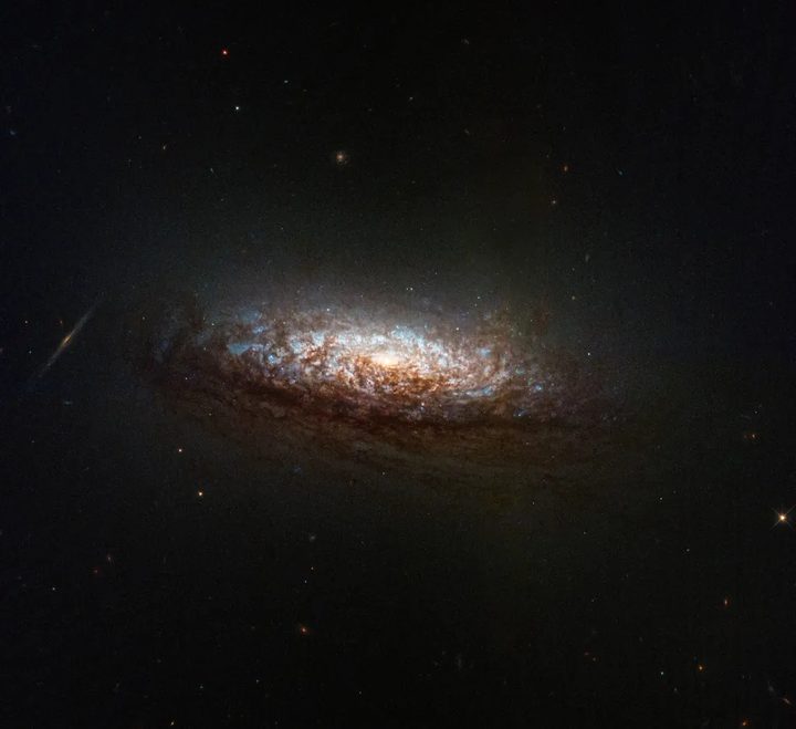 This NASA Hubble Space Telescope features the galaxy NGC 1546.