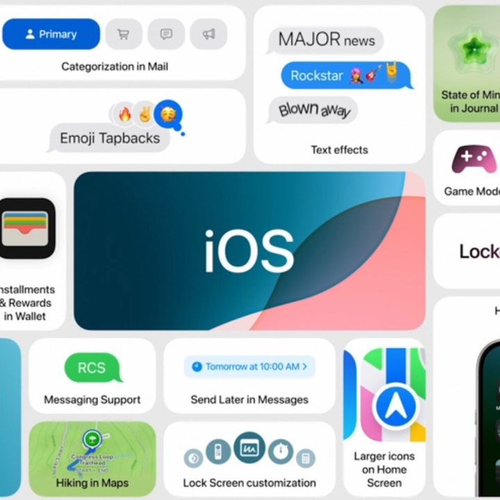 iOS 18 features.