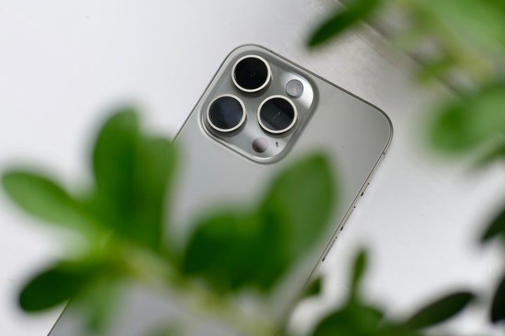 The Apple iPhone 15 Pro Max's camera.