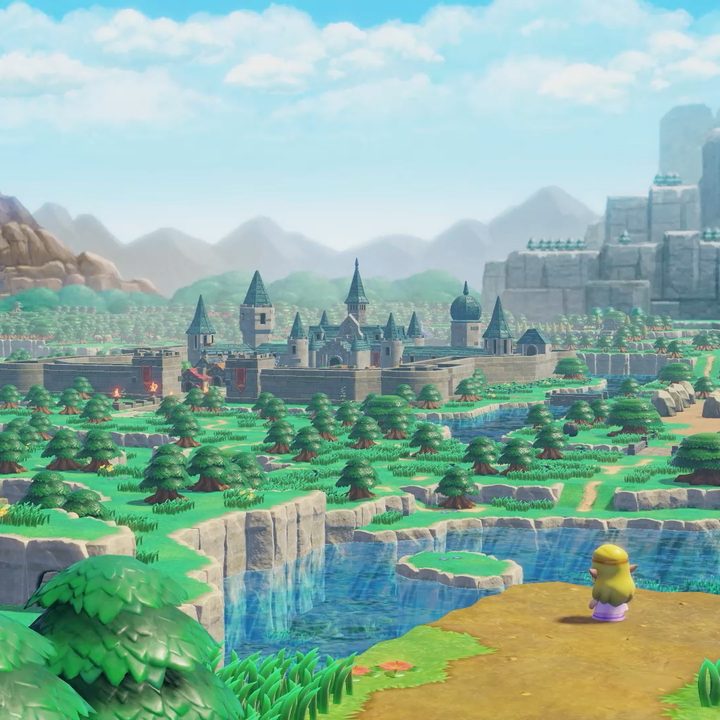 Zelda stares at a landscape in The Legend of Zelda: Echoes of Wisdom.