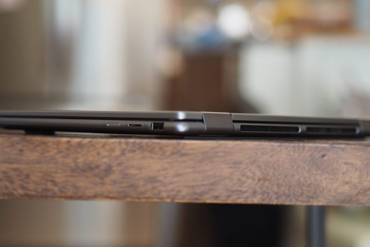 Lenovo Yoga 7 14 Gen 9 rear view showing vents.