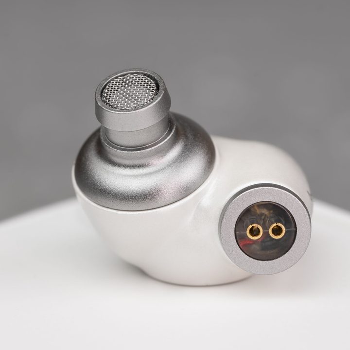Meze Alba in-ear monitor without cable or eartip.