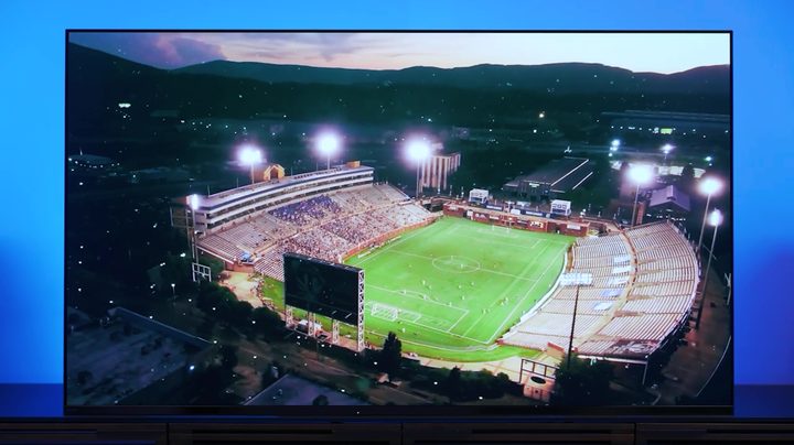 neon colors sports tv