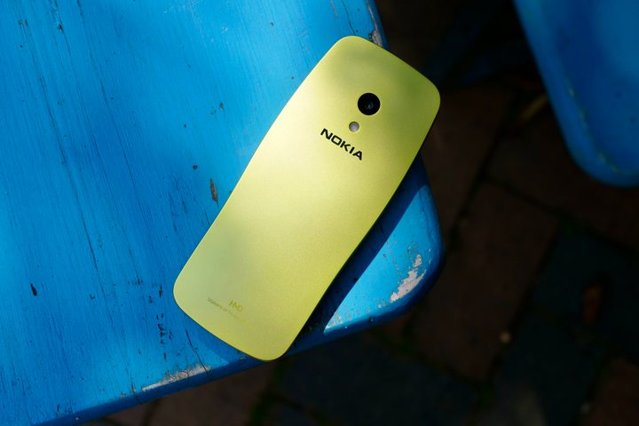 The back of the Nokia 3210.