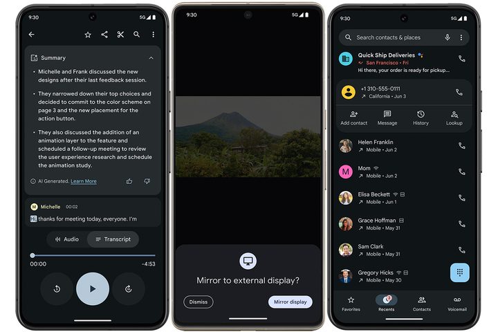 screenshot showing new features coming the the Pixel 8 series via the June 2024 Feature Drop.