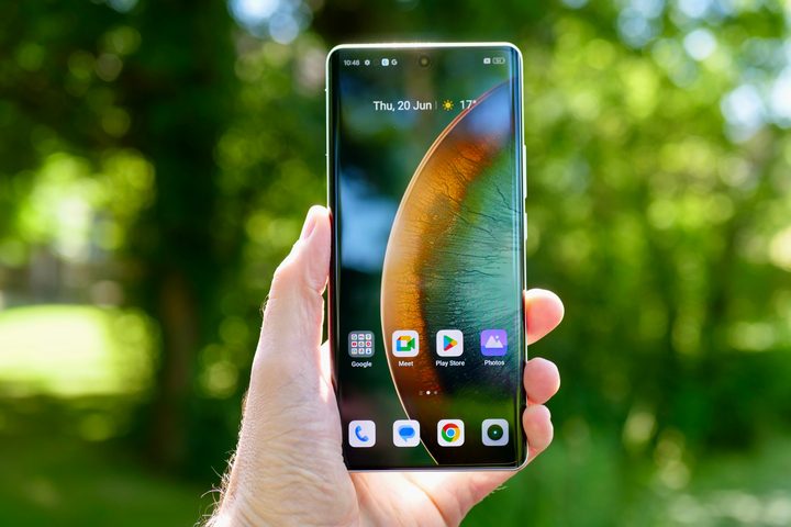The Realme GT 6's screen.