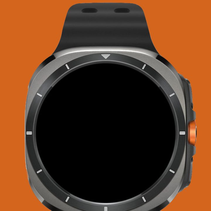 A close-up of a Samsung Galaxy Watch Ultra render.