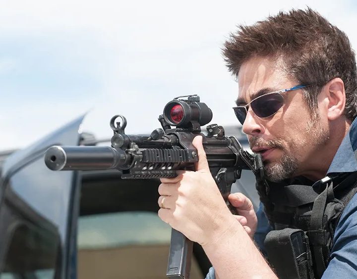Benicio del Toro in Sicario.