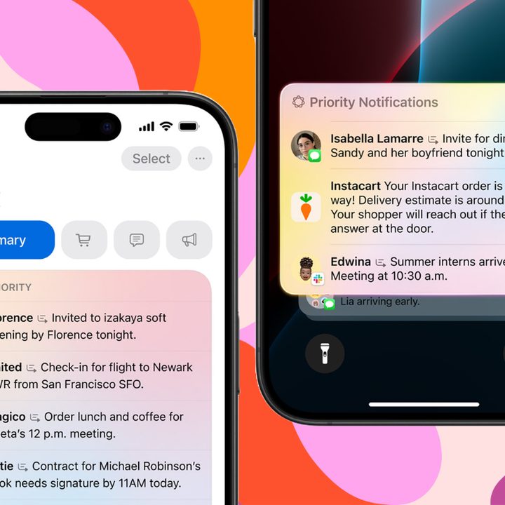 Summarization of notification and emails on iPhone with Apple Intelligence.