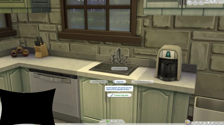 A sink upgrade in Sims 4.
