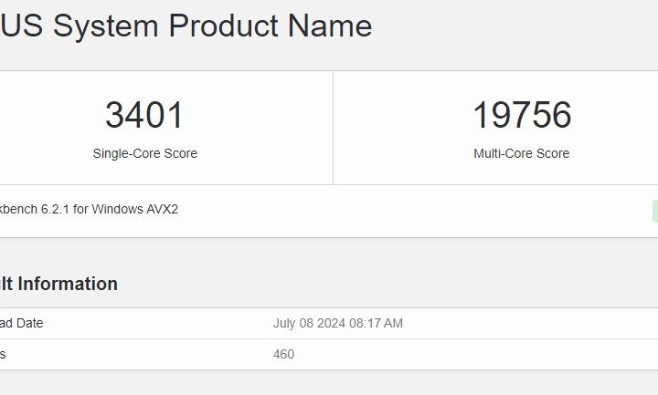 A benchmark of the Ryzen 9 9900X.