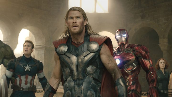 The cast of Avengers: Age of Ultron.