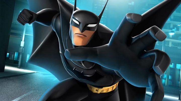 Batman reaching out in an action pose in Beware the Batman key art.