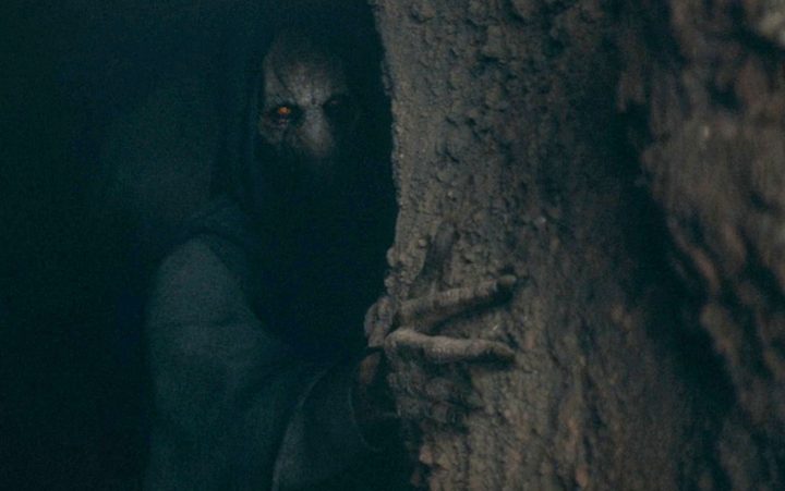 Darth Plagueis stands in a dark cave in The Acolyte.