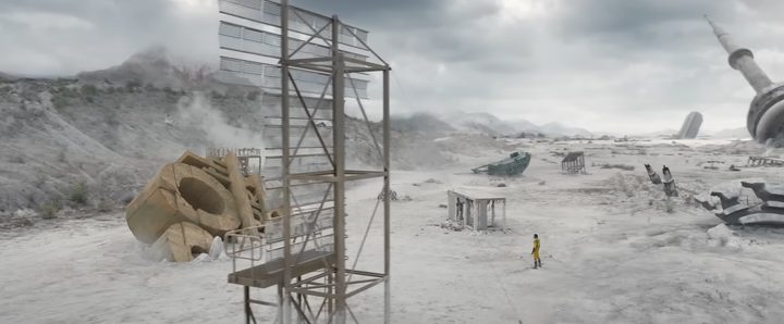 A wide shot of the Void in "Deadpool & Wolverine."