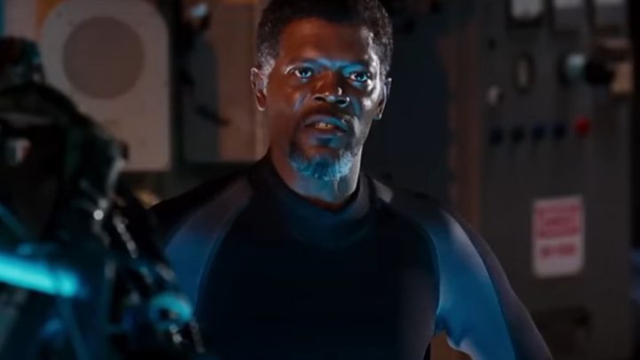 Samuel L. Jackson in Deep Blue Sea.