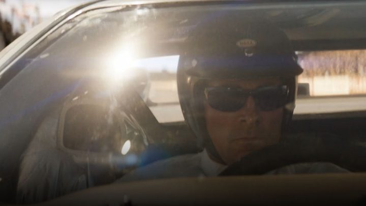 Christian Bale in Ford v Ferrari.