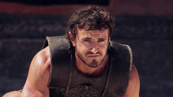 Paul Mescal in Gladiator 2.
