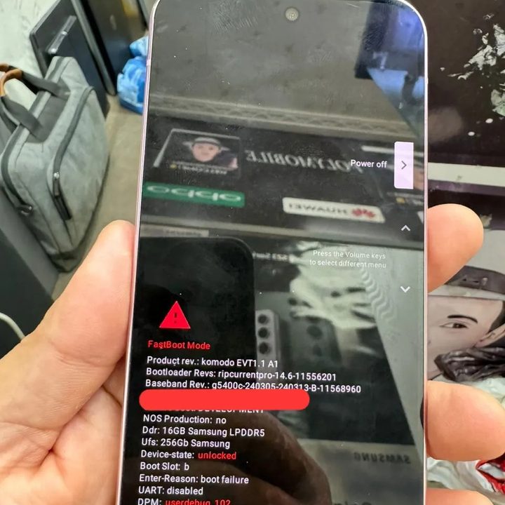 A hands-on photo of a Google Pixel 9 Pro XL.