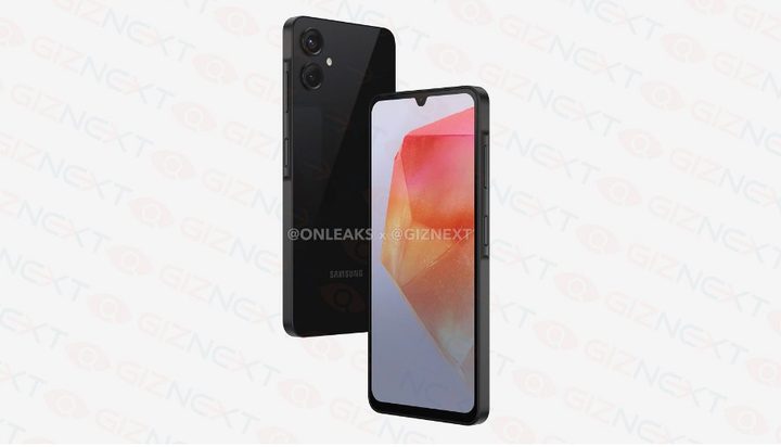 Samsung Galaxy A06 front and back.