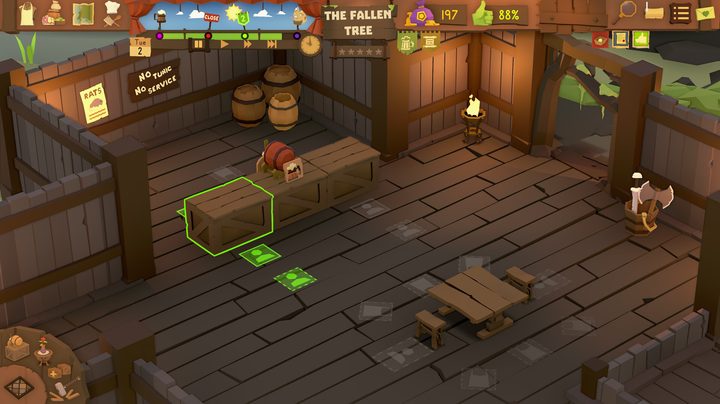 Building up a swamp tavern in Tavern Keeper.