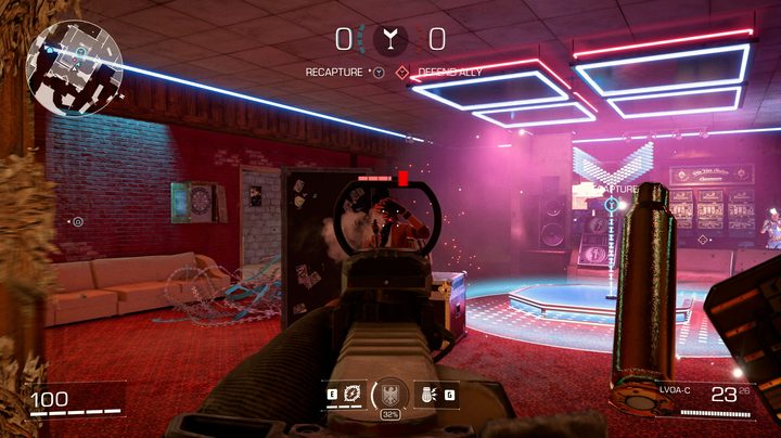 XDefiant gameplay with UI.