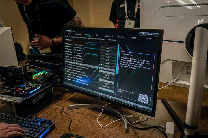 AMD showing Curve Shaper in the BIOS.