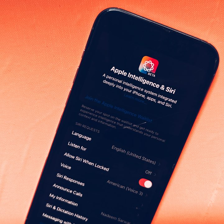 Apple Intelligence settings on iPhone.