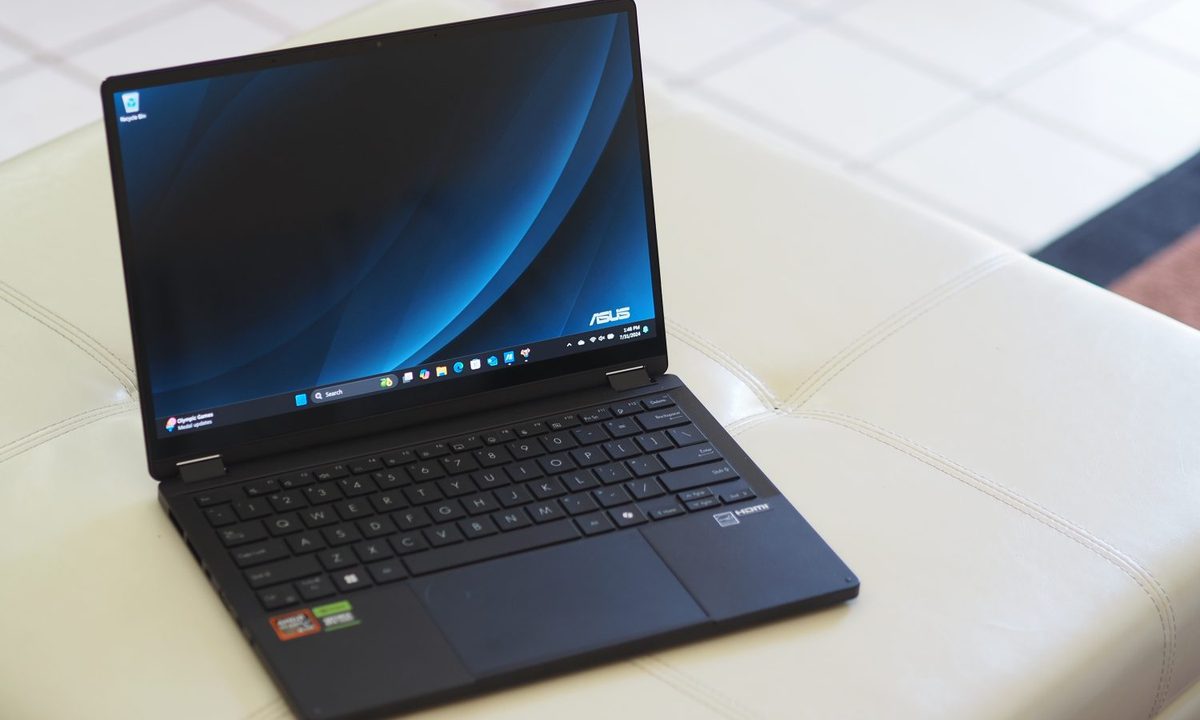 Asus ProArt PX13 front angled view showing display and keyboard.