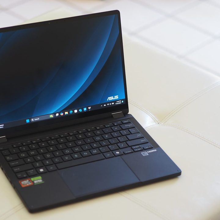 Asus ProArt PX13 front angled view showing display and keyboard.