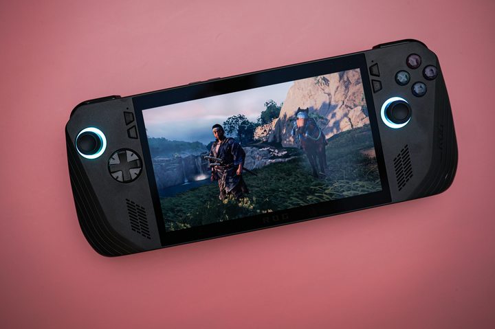 Ghost of Tsushima running on the Asus ROG Ally X.