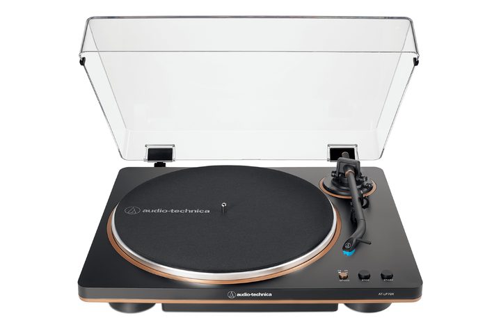 The Audio-Technica AT-LP70X turntable.