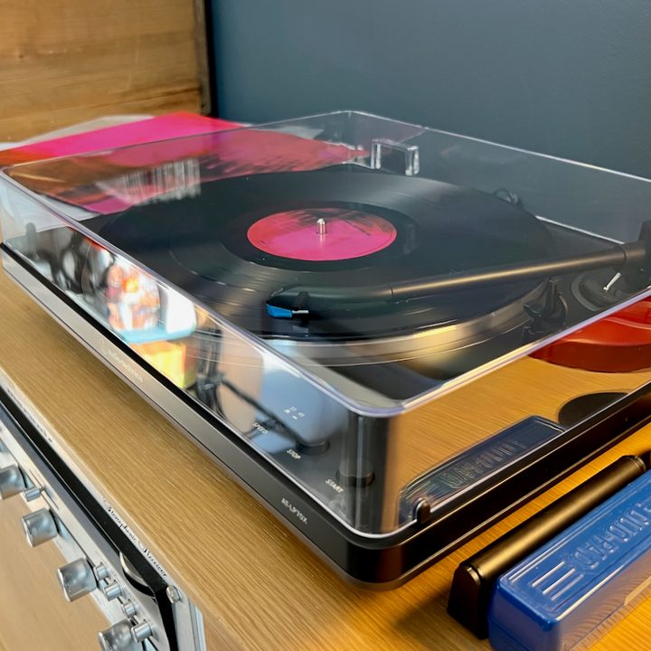 The Audio-Technica AT-LP70X turntable.