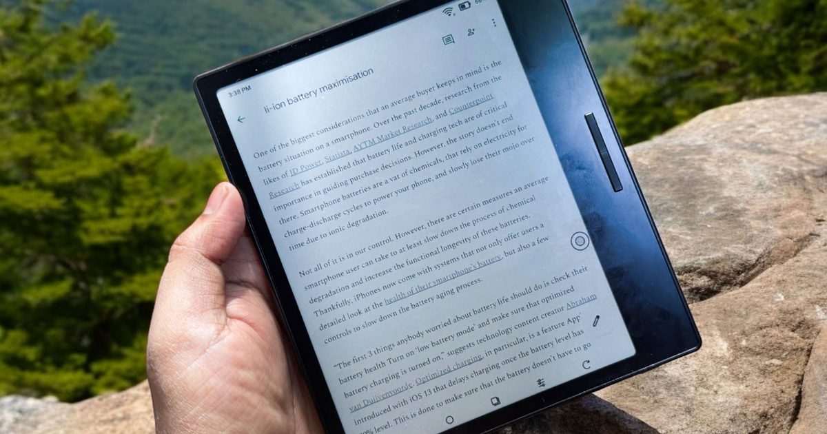 The Boox Go Color 7 is the best Kindle alternative I've ever used